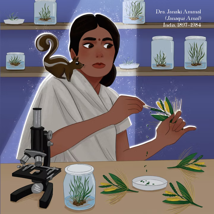 Las mujeres en la botánica